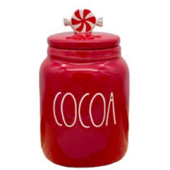 Rae Dunn Festive Winter Christmas Baby Canisters Snowman Cocoa Peppermint - Picture 6 of 8